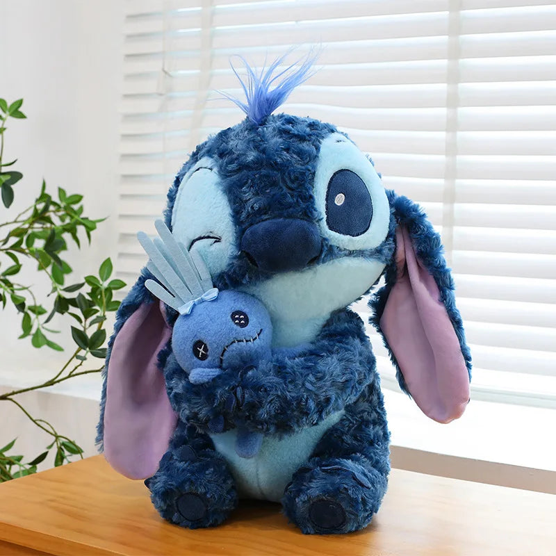 35/45 cm plush toys, inspired by anime and cartoons, available in blue and pink. Kawaii dolls with a soft texture, ideal as a pillow or toy for children. An adorable and fun birthday gift.
