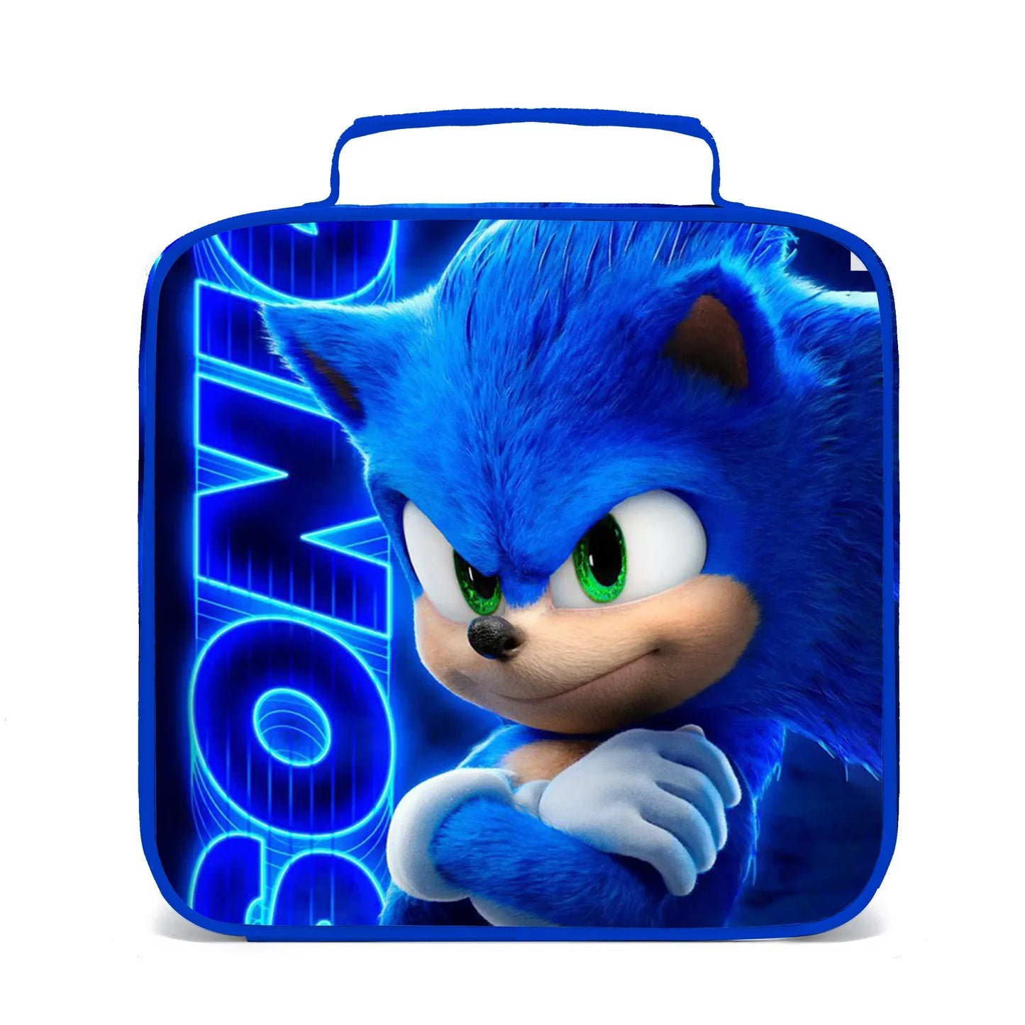 SONIC Bags for Elementary and Middle School Students and Children's School Backpack with Cartoon Ports Backpack Relief Backpack