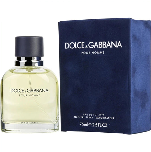 Dolce &amp; Gabbana Men's Eau De Toilette Spray 75ml/125ml/200ml Floral Notes Long-Lasting Fragrance Original Authentic
