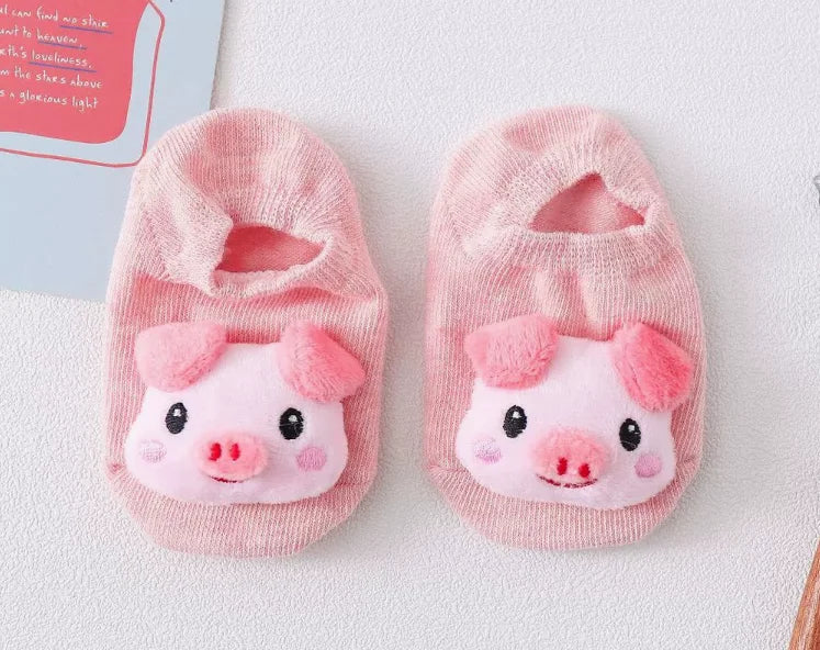 36 Colors Baby Anti-Slip Socks for Boys and Girls Anti-Slip Baby Socks Animals Sheep Dinosaur Lion Newborn Socks