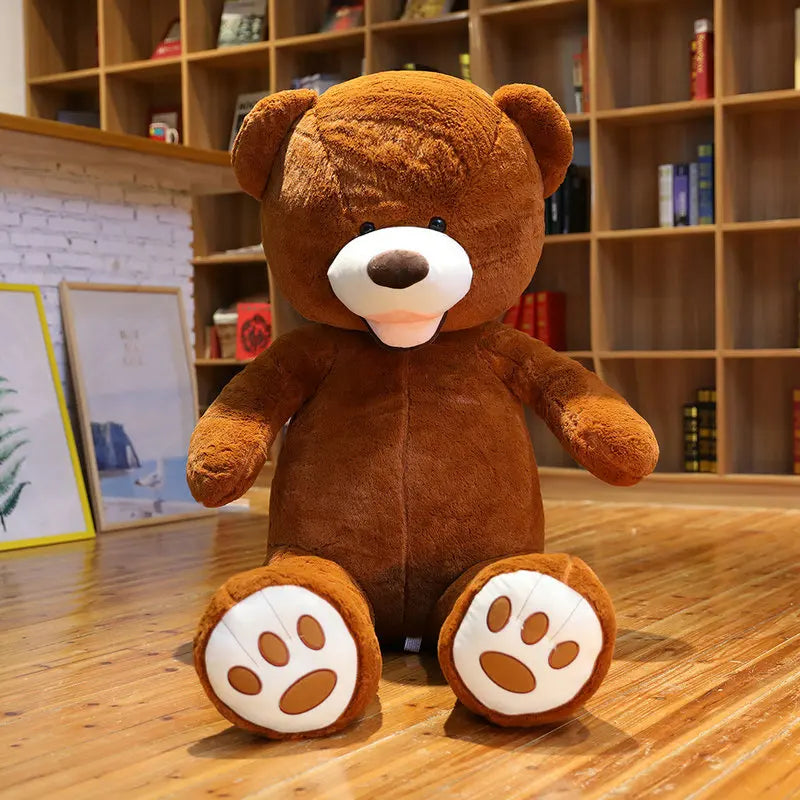 100/130cm American Giant Teddy Bear Plush Toys Soft Animal Pillow Birthday Valentine's Day Gifts