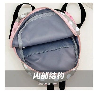 Cartoon Backpack for Baby Boys Girls Minnie Mickey Mouse Lovely School Backpack Kindergarten Schoolbag Kids Gift