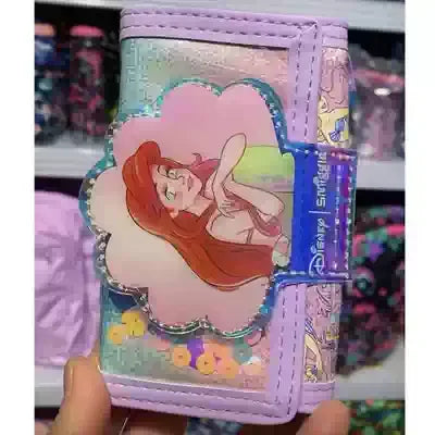 Disney Mermaid Ariel Backpack Cartoon Student Zipper Ultra Light Decompression Large Capacity Backpack