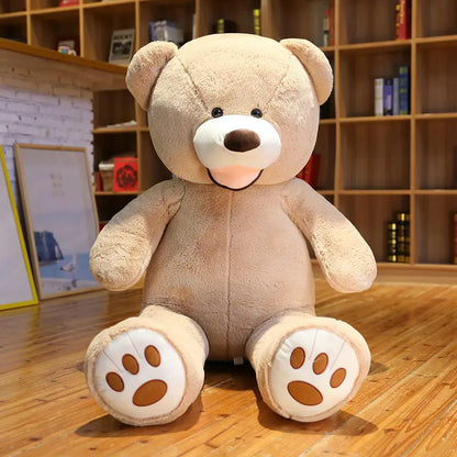 100/130cm American Giant Teddy Bear Plush Toys Soft Animal Pillow Birthday Valentine's Day Gifts