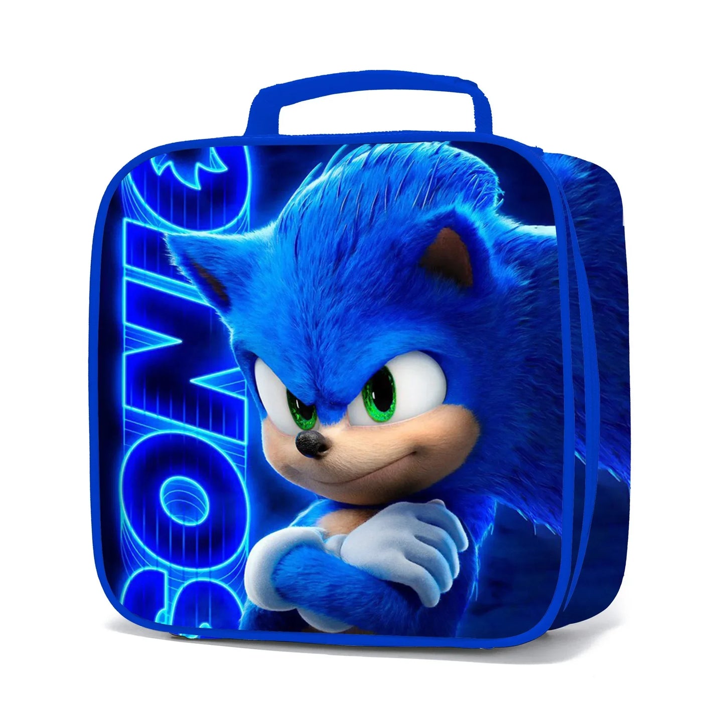 SONIC Bags for Elementary and Middle School Students and Children's School Backpack with Cartoon Ports Backpack Relief Backpack