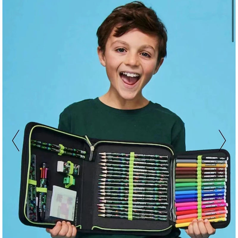 Smiggle Game Kids School Backpack, Student Backpack, Water Bottle, Stationery Set, Lunch Box, Pen Case, Back to School Gift