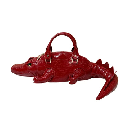 Exclusive alligator-shaped women's bag, new fashion 2025