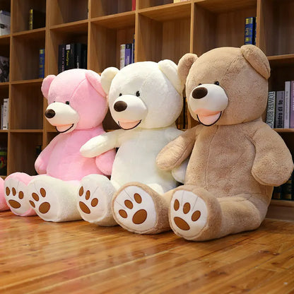 100/130cm American Giant Teddy Bear Plush Toys Soft Animal Pillow Birthday Valentine's Day Gifts
