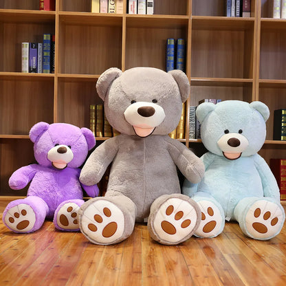 100/130cm American Giant Teddy Bear Plush Toys Soft Animal Pillow Birthday Valentine's Day Gifts
