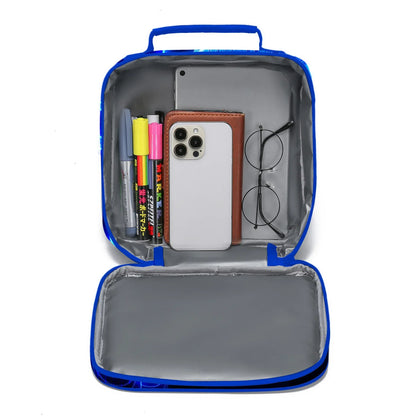 SONIC Bags for Elementary and Middle School Students and Children's School Backpack with Cartoon Ports Backpack Relief Backpack