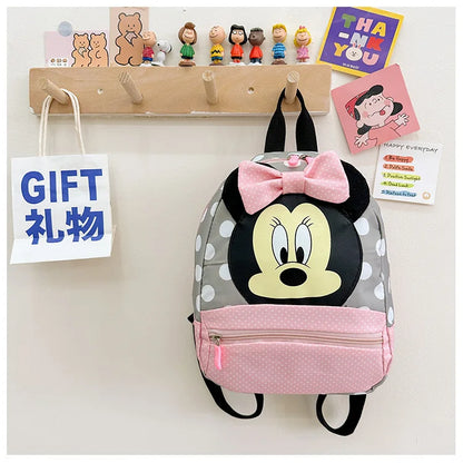 Cartoon Backpack for Baby Boys Girls Minnie Mickey Mouse Lovely School Backpack Kindergarten Schoolbag Kids Gift