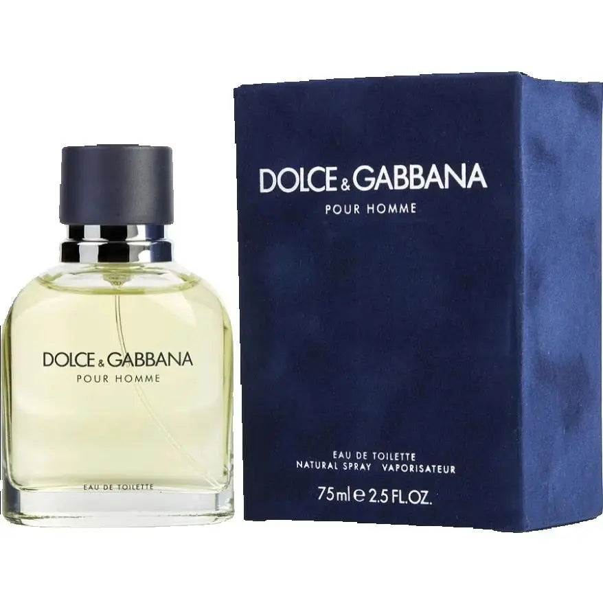 Dolce &amp; Gabbana Men's Eau De Toilette Spray 75ml/125ml/200ml Floral Notes Long-Lasting Fragrance Original Authentic