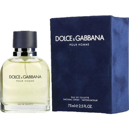 Dolce &amp; Gabbana Men's Eau De Toilette Spray 75ml/125ml/200ml Floral Notes Long-Lasting Fragrance Original Authentic