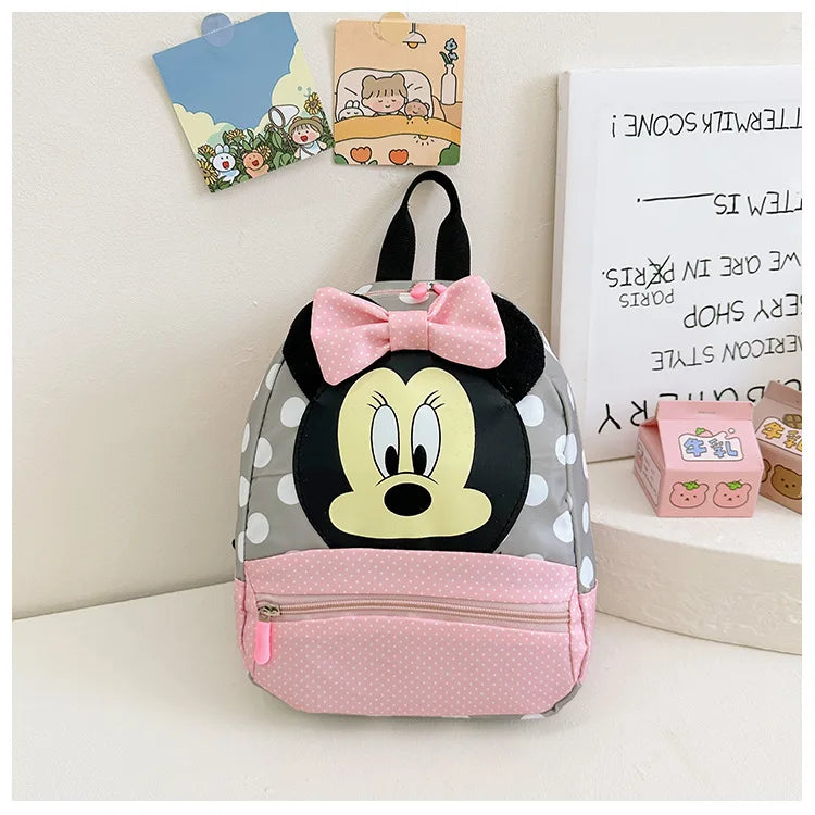 Cartoon Backpack for Baby Boys Girls Minnie Mickey Mouse Lovely School Backpack Kindergarten Schoolbag Kids Gift
