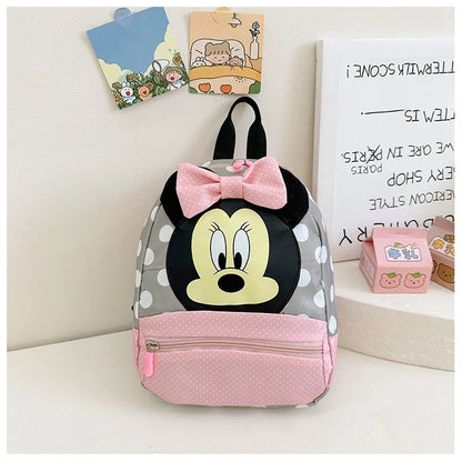 Cartoon Backpack for Baby Boys Girls Minnie Mickey Mouse Lovely School Backpack Kindergarten Schoolbag Kids Gift