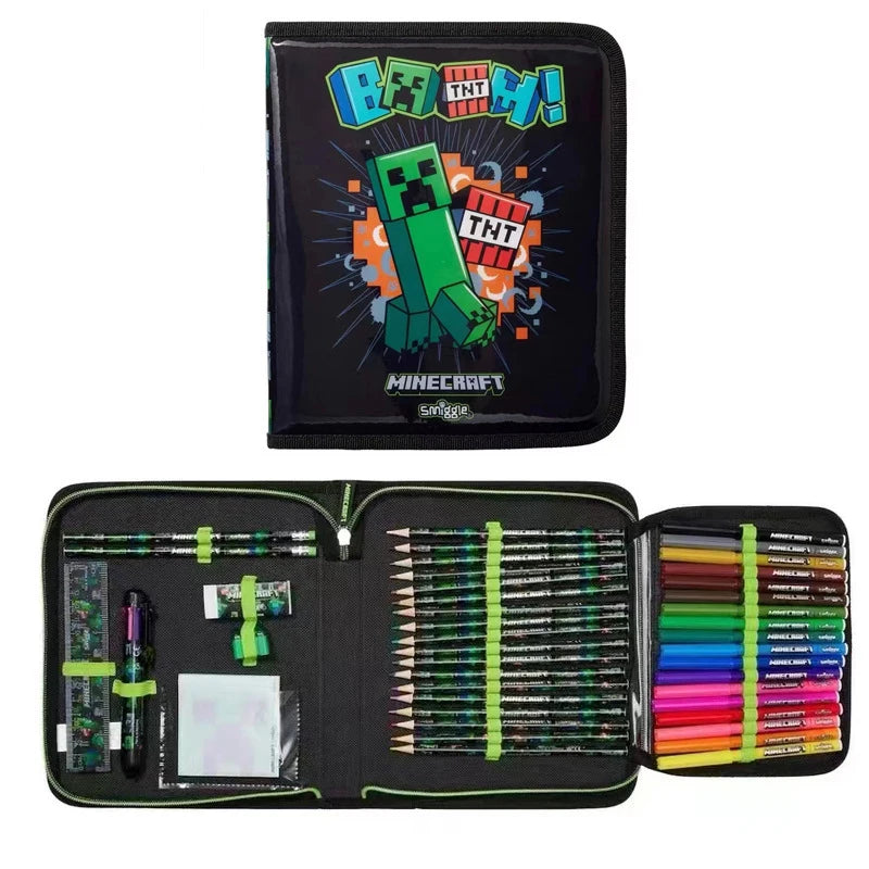 Smiggle Game Kids School Backpack, Student Backpack, Water Bottle, Stationery Set, Lunch Box, Pen Case, Back to School Gift