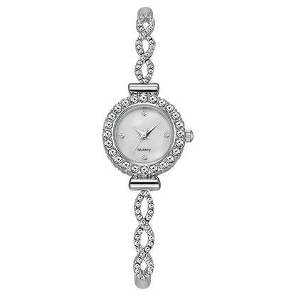Fashion Rhinestone Women's Watch Quartz Bracelet Wristwatch Clock