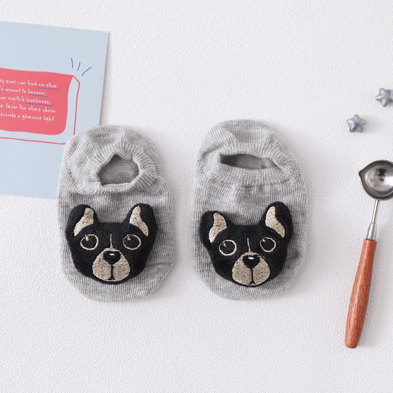 36 Colors Baby Anti-Slip Socks for Boys and Girls Anti-Slip Baby Socks Animals Sheep Dinosaur Lion Newborn Socks