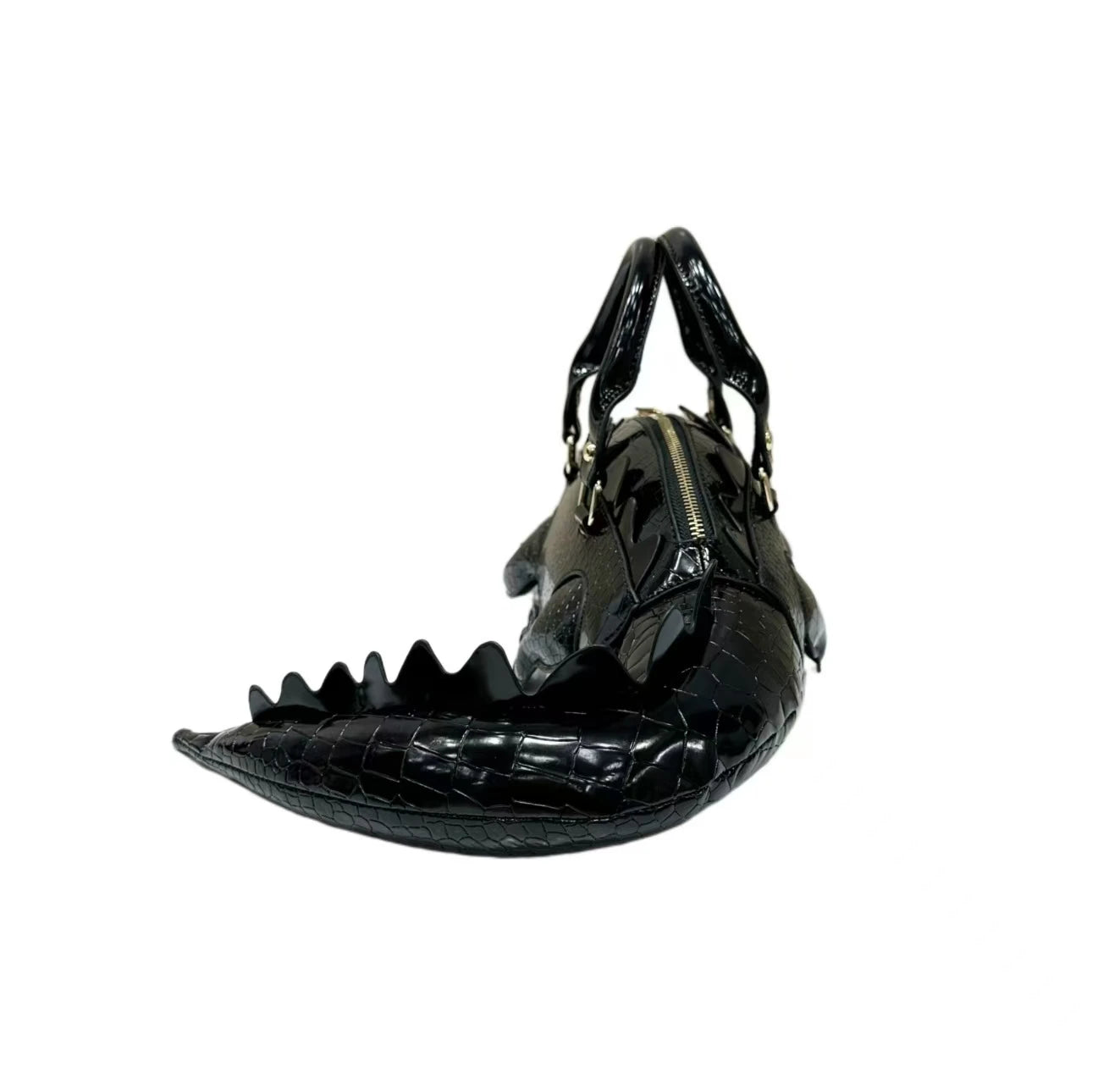 Exclusive alligator-shaped women's bag, new fashion 2025