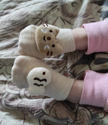 36 Colors Baby Anti-Slip Socks for Boys and Girls Anti-Slip Baby Socks Animals Sheep Dinosaur Lion Newborn Socks