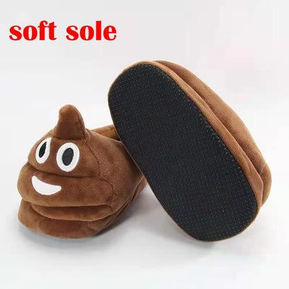 For Men and Women Indoor Playful Cartoon Slipper, Plush Warm Slippers, Winter Shoes