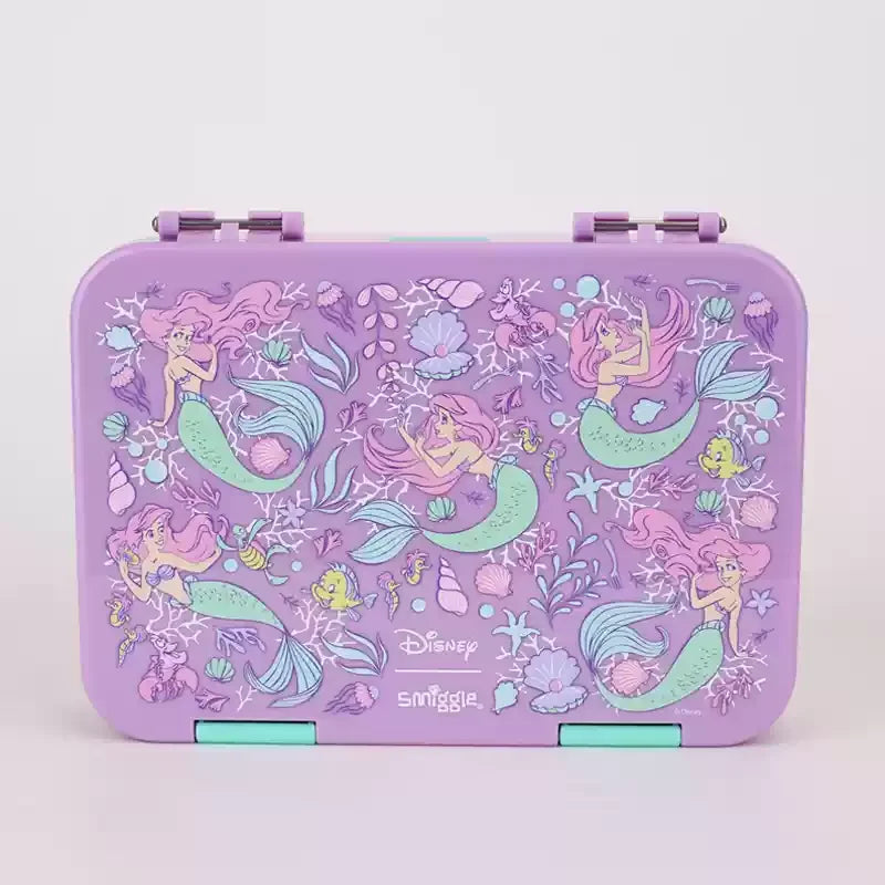 Disney Mermaid Ariel Backpack Cartoon Student Zipper Ultra Light Decompression Large Capacity Backpack