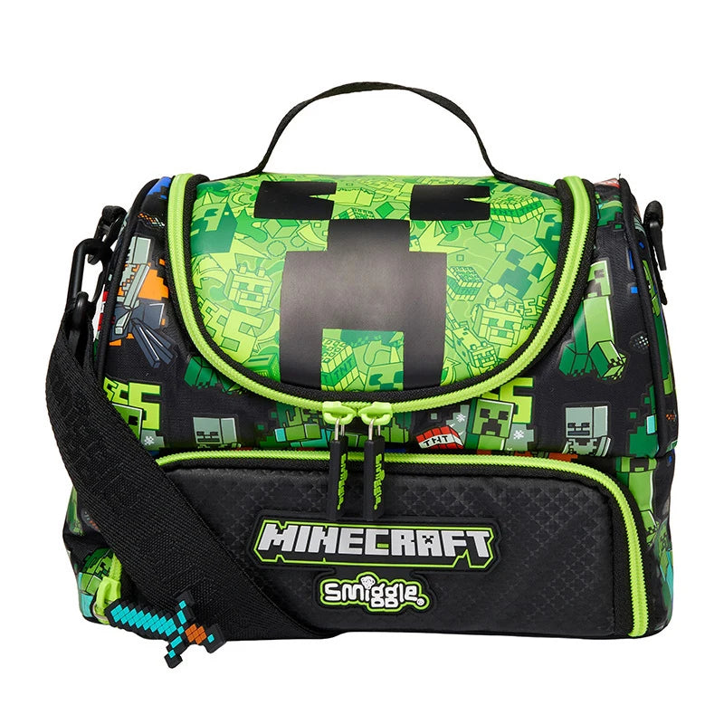 Smiggle Game Kids School Backpack, Student Backpack, Water Bottle, Stationery Set, Lunch Box, Pen Case, Back to School Gift