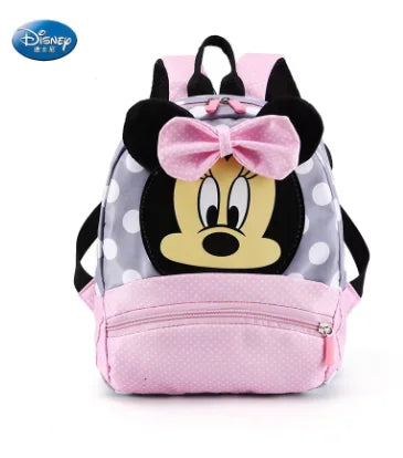 Cartoon Backpack for Baby Boys Girls Minnie Mickey Mouse Lovely School Backpack Kindergarten Schoolbag Kids Gift