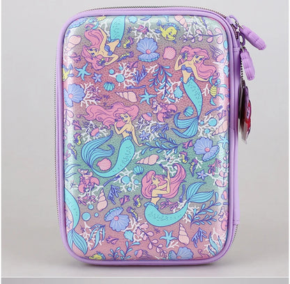 Disney Mermaid Ariel Backpack Cartoon Student Zipper Ultra Light Decompression Large Capacity Backpack