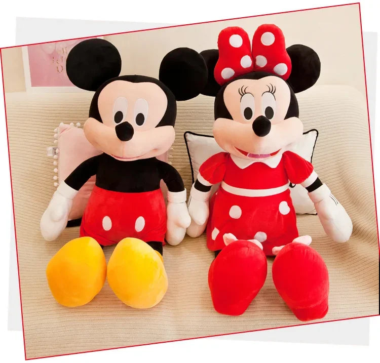 Disney Mickey Mouse Minnie Daisy Plush Toy Stuffed Doll for Girls Birthday Christmas Gifts