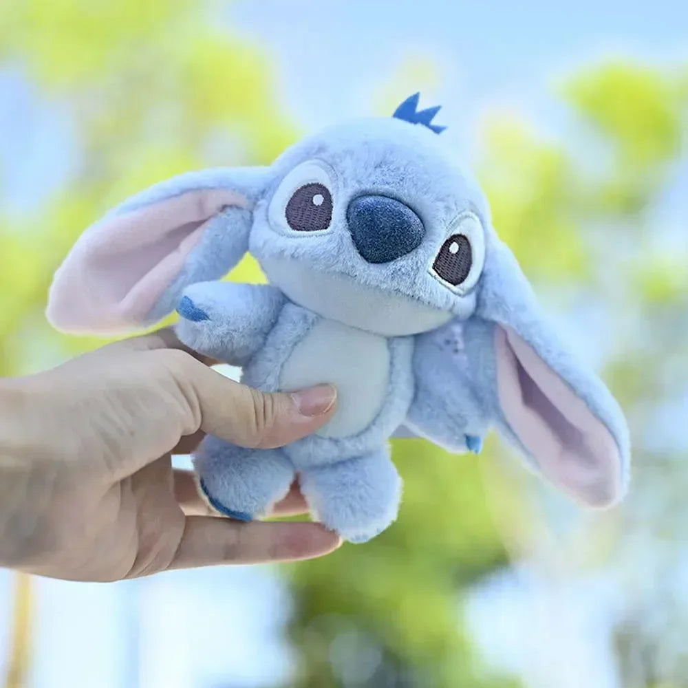 Cartoon Stitch Plush Keychain Soft Toy Cute Stuffed Animal Pendant Girl Gift Angel Doll Bag Pendant Kids Birthday Gift