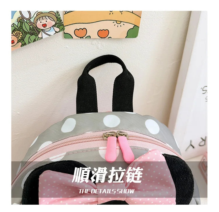 Cartoon Backpack for Baby Boys Girls Minnie Mickey Mouse Lovely School Backpack Kindergarten Schoolbag Kids Gift
