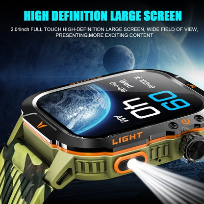 New Smart Watch (Answer/Call) Outdoor Sports Watch LED Altimeter Barometer 100+ Sports Modes 600mAh Battery Multimedia Message View Weather Fitness Tracker for Android Phone