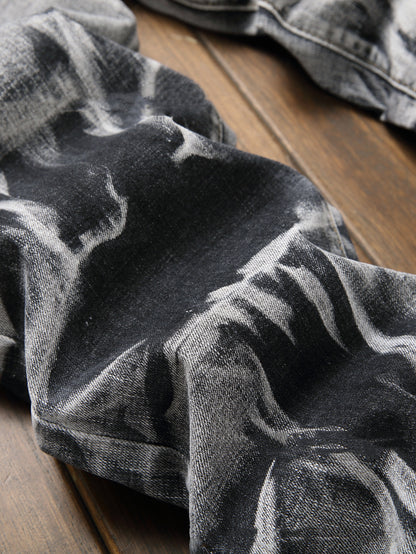 Men's Gray Slim Fit All-match Comfortable Pants