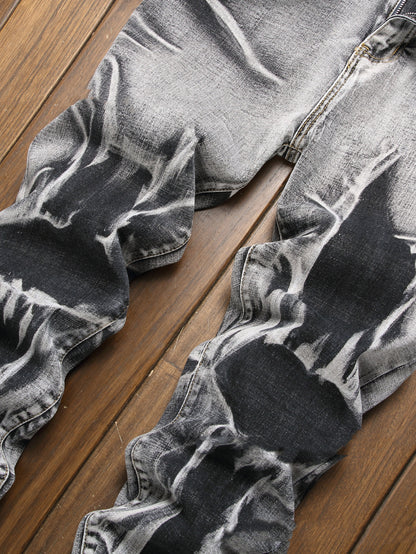 Men's Gray Slim Fit All-match Comfortable Pants