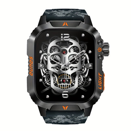 New Smart Watch (Answer/Call) Outdoor Sports Watch LED Altimeter Barometer 100+ Sports Modes 600mAh Battery Multimedia Message View Weather Fitness Tracker for Android Phone