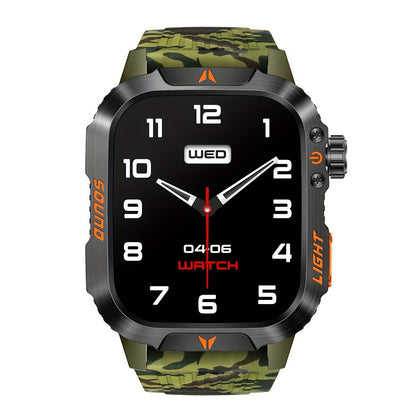 New Smart Watch (Answer/Call) Outdoor Sports Watch LED Altimeter Barometer 100+ Sports Modes 600mAh Battery Multimedia Message View Weather Fitness Tracker for Android Phone