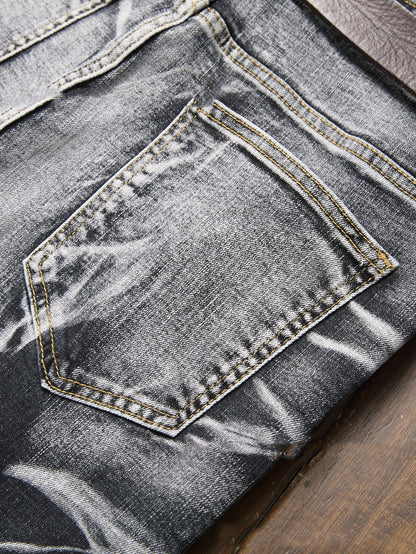 Men's Gray Slim Fit All-match Comfortable Pants