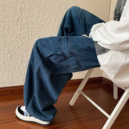 Men's Straight Jeans Spring New Korean Style